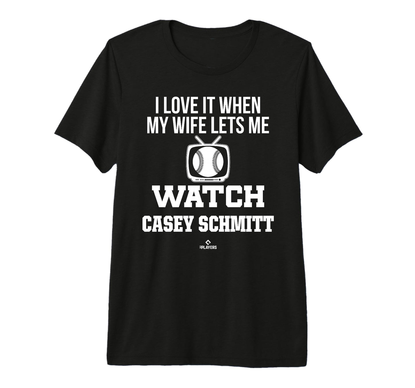 My Wife Lets Me Watch Casey Schmitt T-Shirt - Unique Graphic for Adults - T-Shirt, Sweatshirt, Hoodie