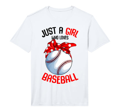 Just Who Loves Baseball Performance T-Shirt - Minimalist Print Unisex - T-Shirt, Sweatshirt, Hoodie