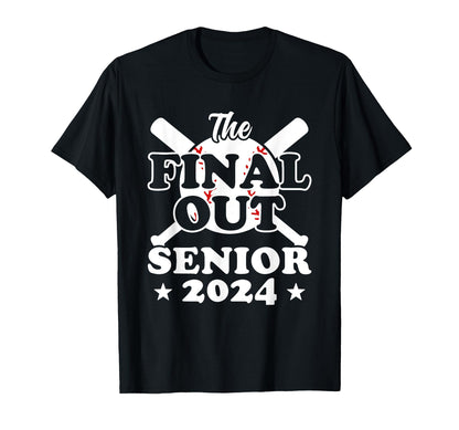 Senior 2024 Baseball Funny Senior T-Shirt - Aesthetic Graphic for Adults - T-Shirt, Sweatshirt, Hoodie