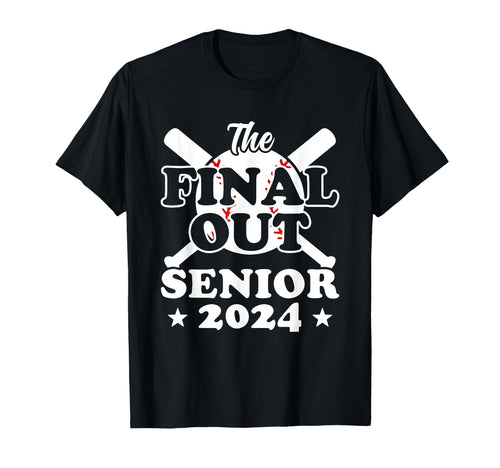 Senior 2024 Baseball Funny Senior T-Shirt - Aesthetic Graphic for Adults - T-Shirt, Sweatshirt, Hoodie