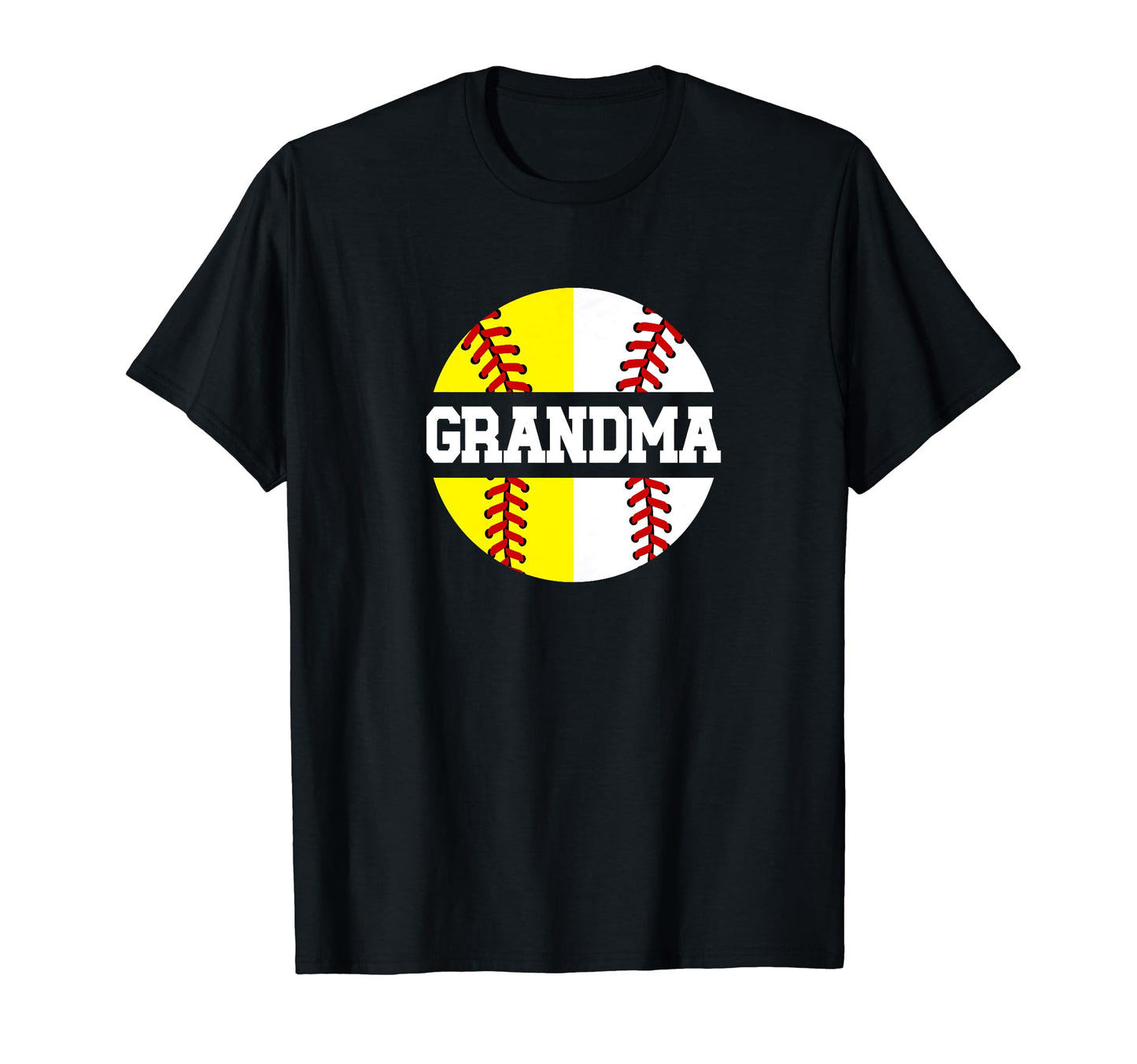 Baseball Softball Grandma Softball T-Shirt - Graphic Print for Adults - T-Shirt, Sweatshirt, Hoodie