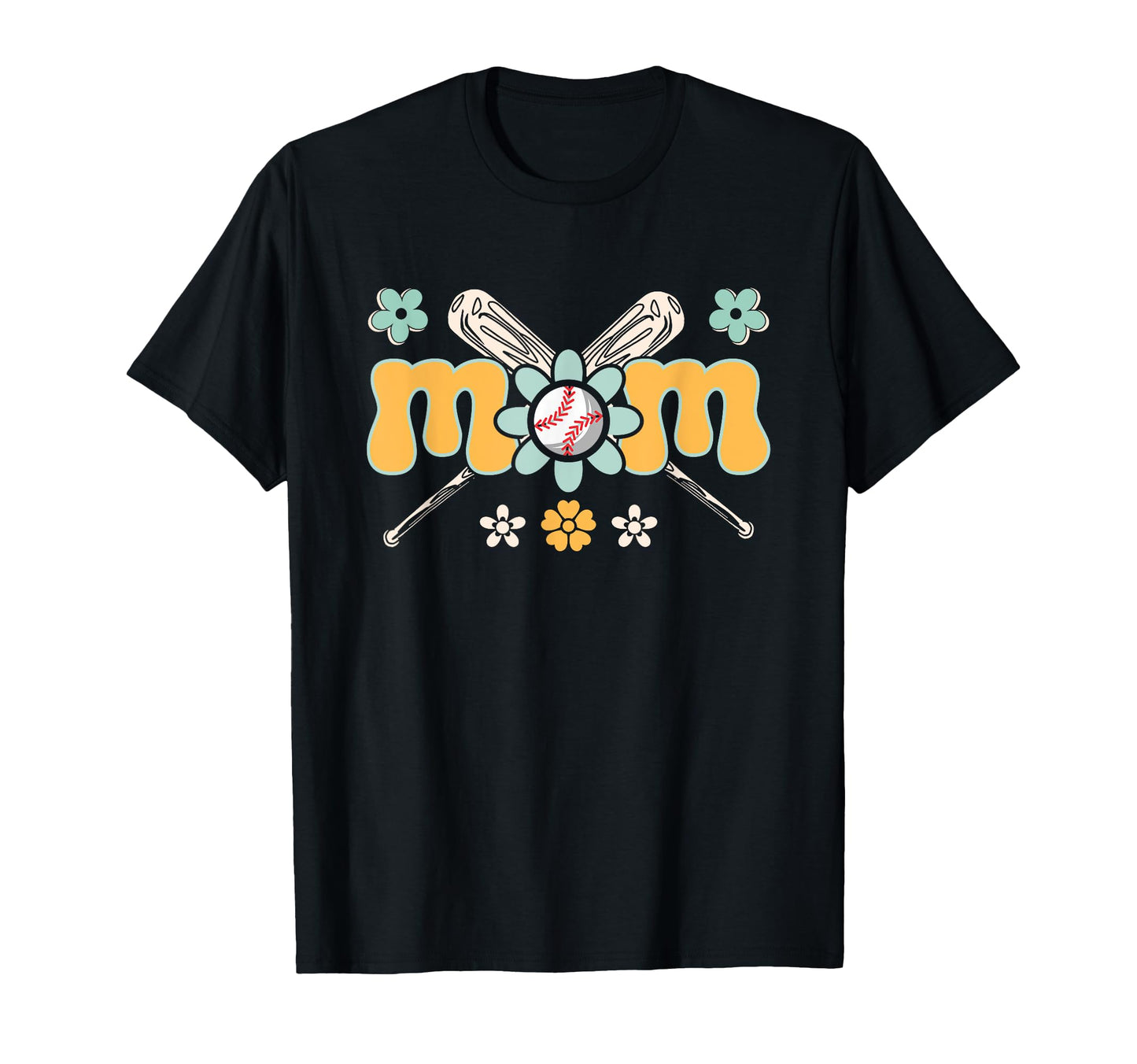 Baseball Softball Mom Mothers Day T-Shirt - Unique Graphic for Adults - T-Shirt, Sweatshirt, Hoodie