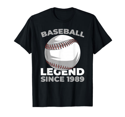 Birthday Baseball Baseballer Player Sport T-Shirt - Novelty Apparel Unisex - T-Shirt, Sweatshirt, Hoodie