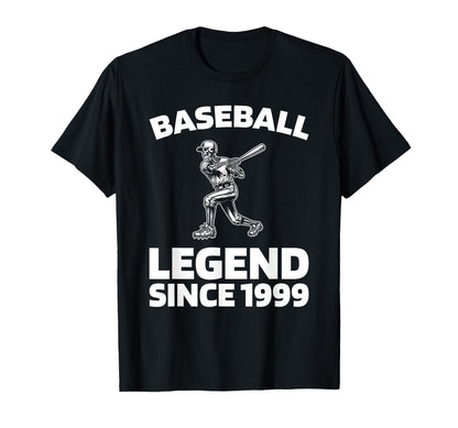 Born 1999 Team Sport Player Baseballer T-Shirt - Minimalist Print Unisex - T-Shirt, Sweatshirt, Hoodie