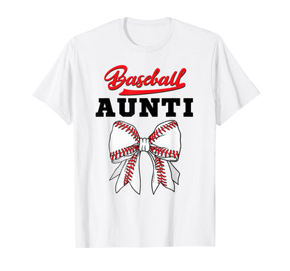 Baseball Aunti Mom Sister Coquette T-Shirt - Minimalist Print Men Women - T-Shirt, Sweatshirt, Hoodie
