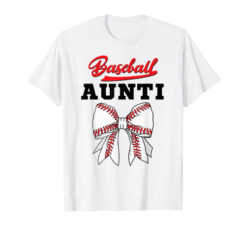 Baseball Aunti Mom Sister Coquette T-Shirt - Minimalist Print Men Women - T-Shirt, Sweatshirt, Hoodie