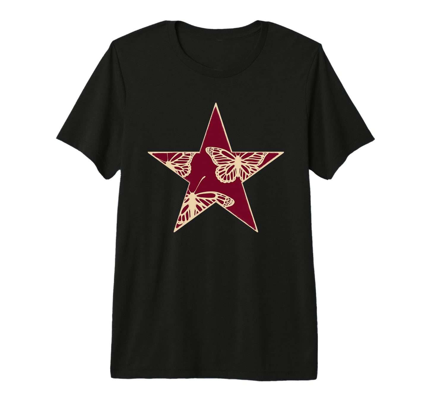 Star Stencil Graffiti Art Egirl T-Shirt - Casual Everyday Wear Men Women - T-Shirt, Sweatshirt, Hoodie