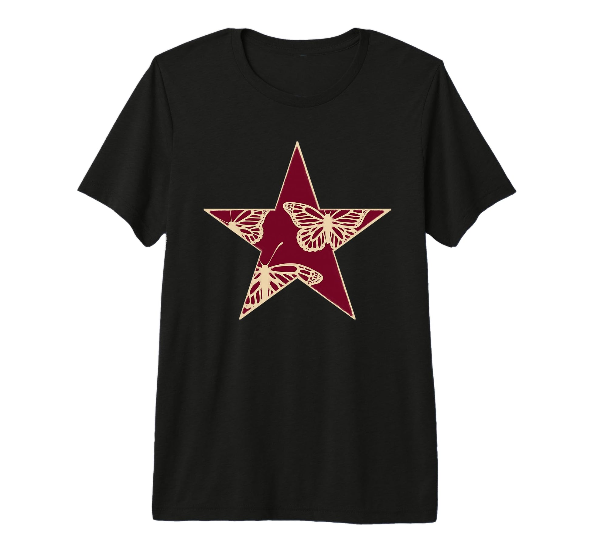 Star Stencil Graffiti Art Egirl T-Shirt - Casual Everyday Wear Men Women - T-Shirt, Sweatshirt, Hoodie