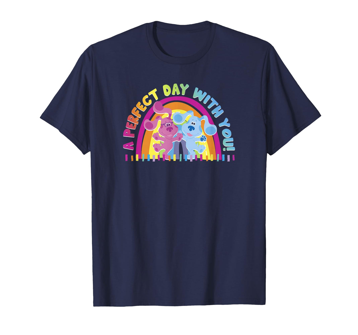 Blues Clues Blue And Magenta Day You T-Shirt - Unique Graphic for Adults - T-Shirt, Sweatshirt, Hoodie