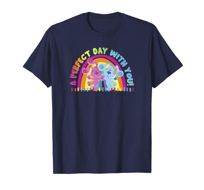 Blues Clues Blue And Magenta Day You T-Shirt - Unique Graphic for Adults - T-Shirt, Sweatshirt, Hoodie