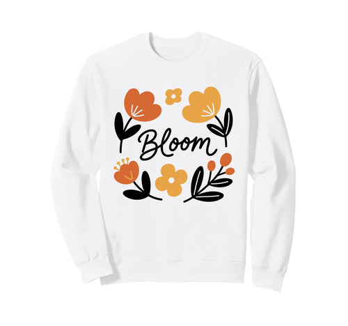 Minimalist Bloom Boho Abstract Sweatshirt - Minimalist Print Men Women - T-Shirt, Sweatshirt, Hoodie