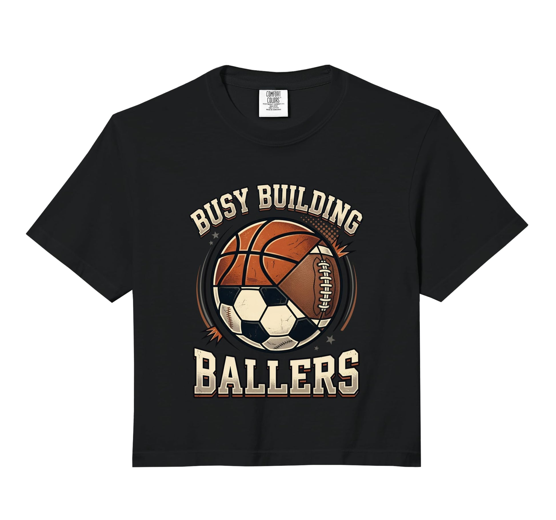 Funny Busy Raising Ballers Football T-Shirt - Novelty Apparel Men Women - T-Shirt, Sweatshirt, Hoodie