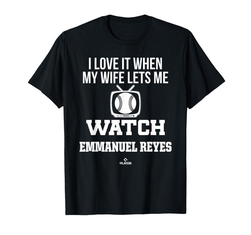 My Wife Lets Me Watch Emmanuel T-Shirt - Casual Everyday Wear for Adults - T-Shirt, Sweatshirt, Hoodie