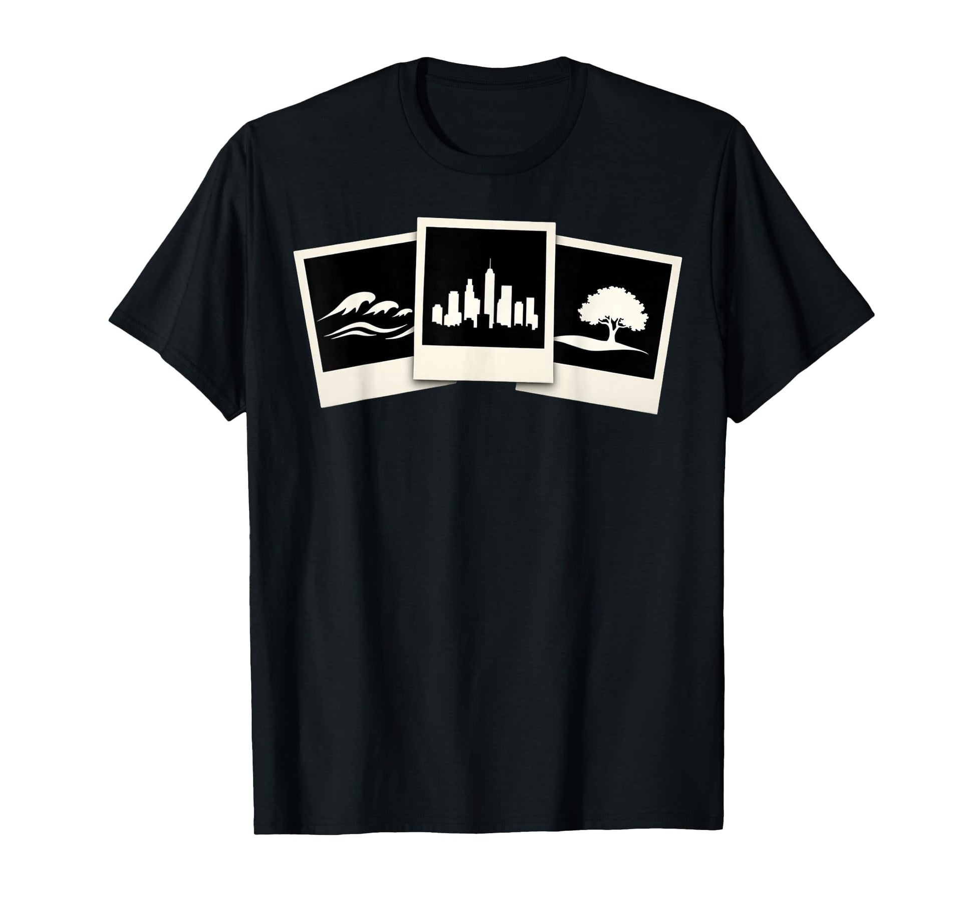 Photographer Collage Photography Day T-Shirt - Minimalist Print Unisex - T-Shirt, Sweatshirt, Hoodie