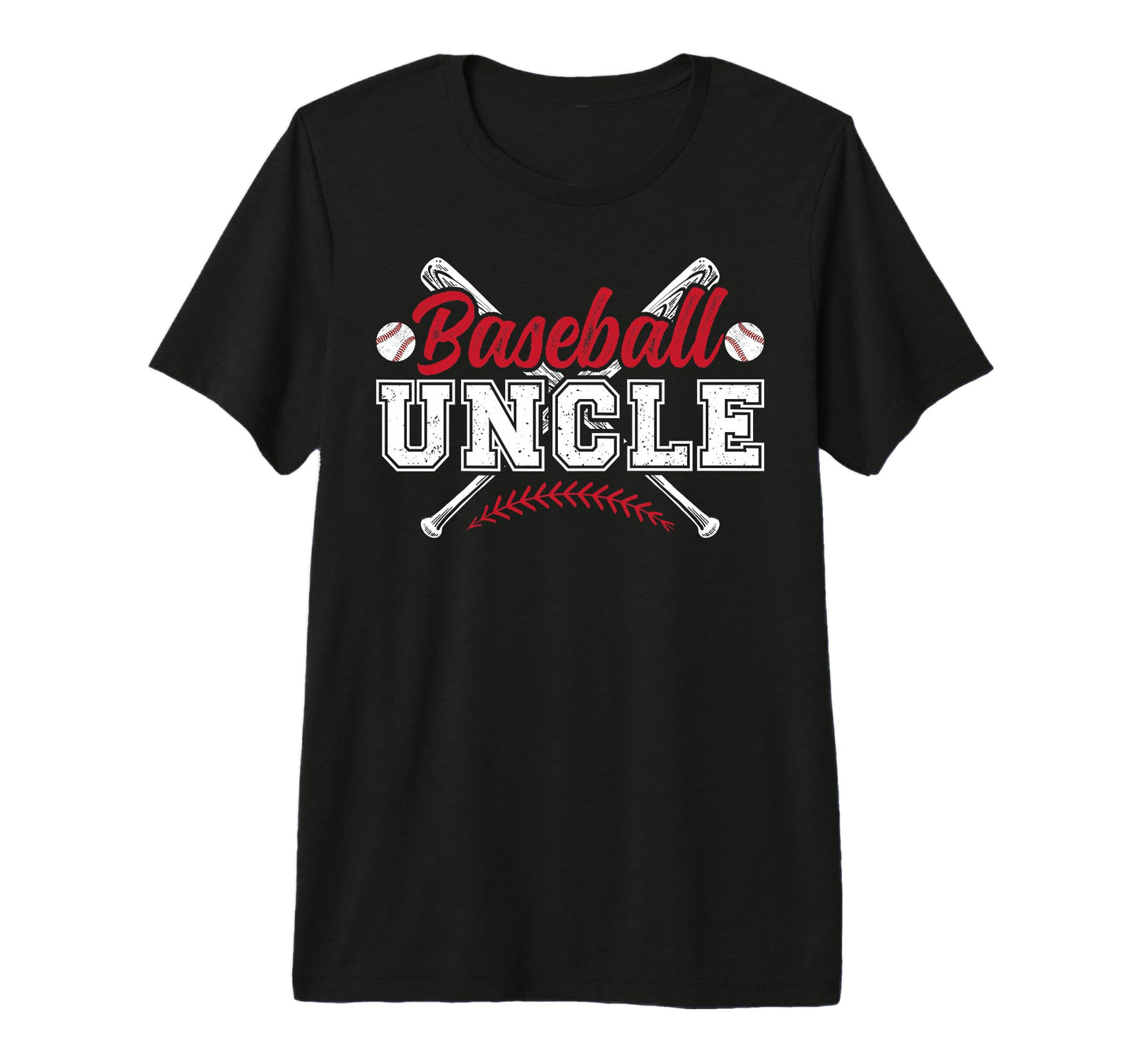 Mens Baseball Uncle Baseball Player Uncle T-Shirt - Graphic Print Unisex - T-Shirt, Sweatshirt, Hoodie