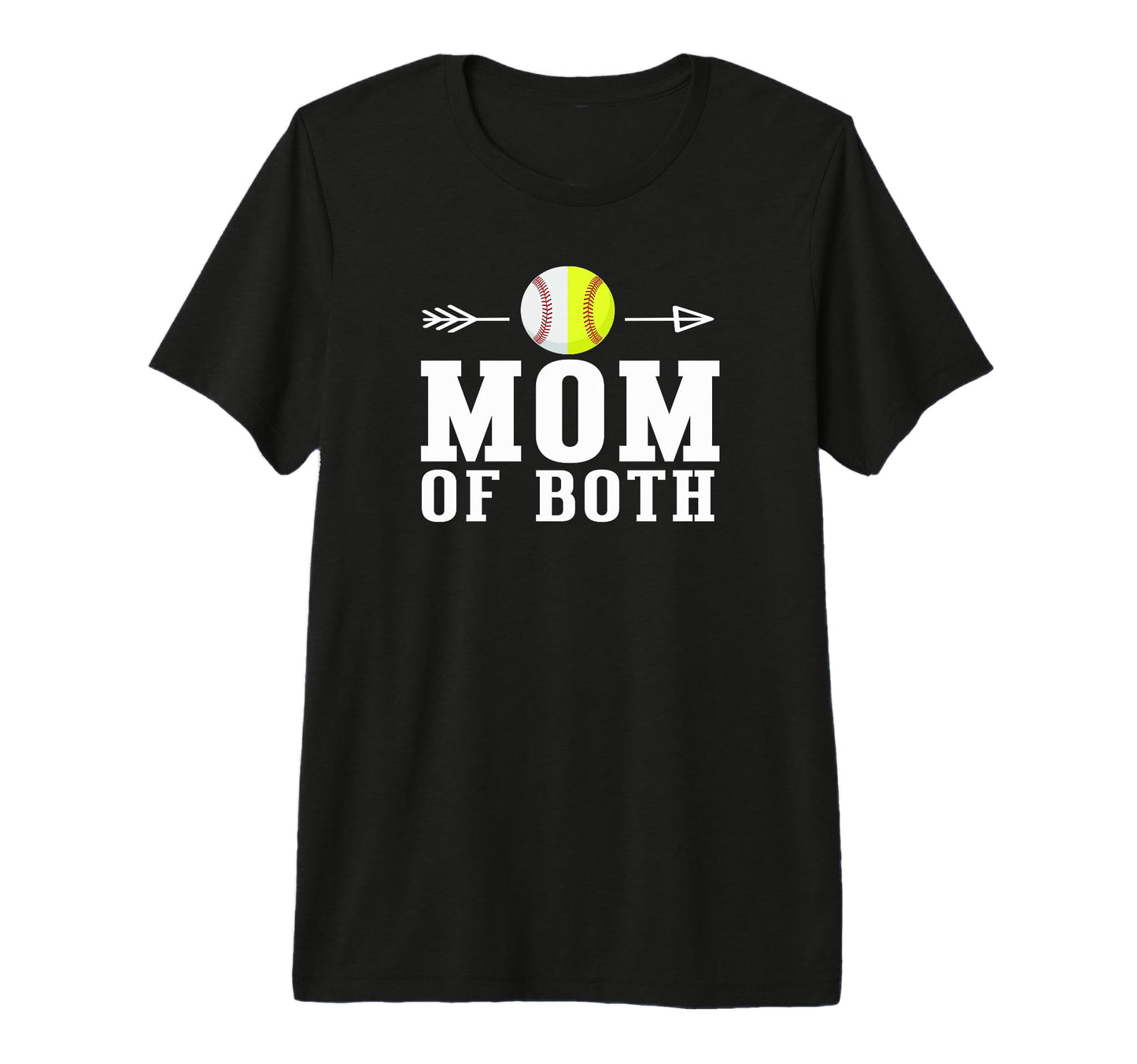 Mom Both Baseball And Softball Player T-Shirt - Streetwear Style Men Women - T-Shirt, Sweatshirt, Hoodie