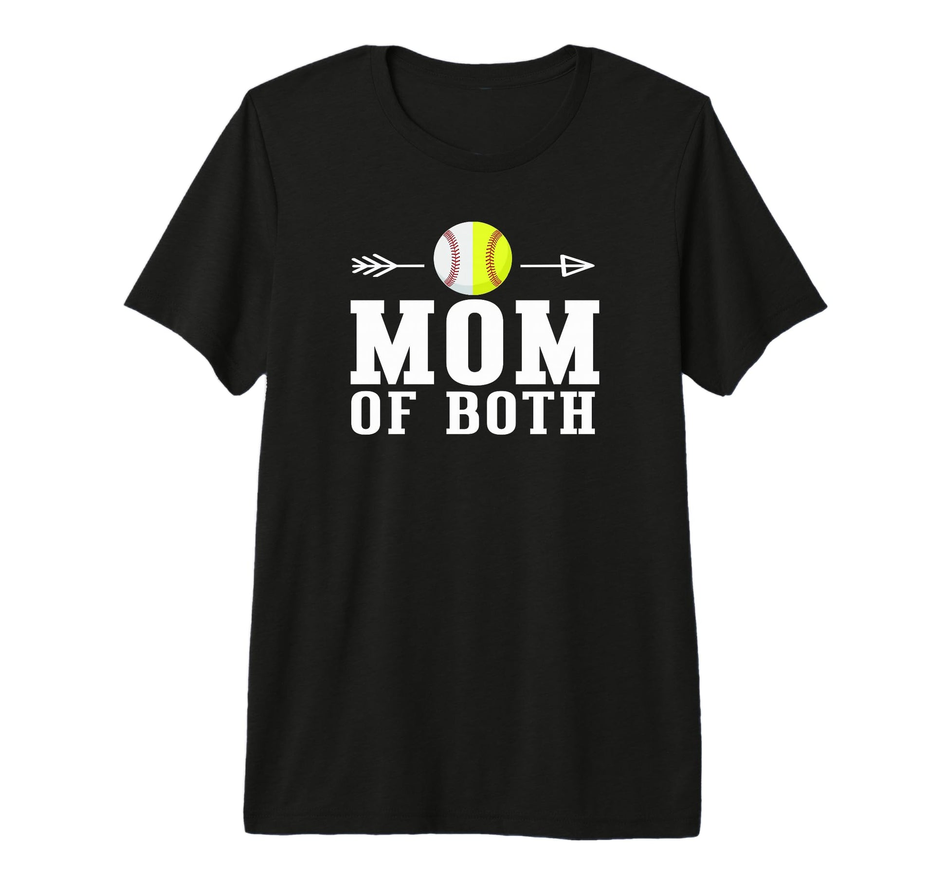 Mom Both Baseball And Softball Player T-Shirt - Streetwear Style Men Women - T-Shirt, Sweatshirt, Hoodie