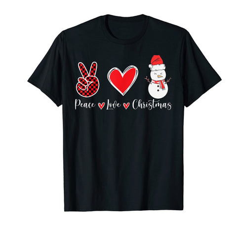 Peace Love Funny Snow T-Shirt - Fun Novelty Design for Adults - T-Shirt, Sweatshirt, Hoodie