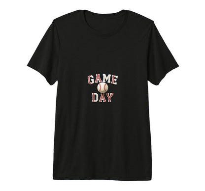 Game Day Baseball Lover Sports Mom T-Shirt - Minimalist Print for Adults - T-Shirt, Sweatshirt, Hoodie