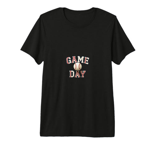 Game Day Baseball Lover Sports Mom T-Shirt - Minimalist Print for Adults - T-Shirt, Sweatshirt, Hoodie