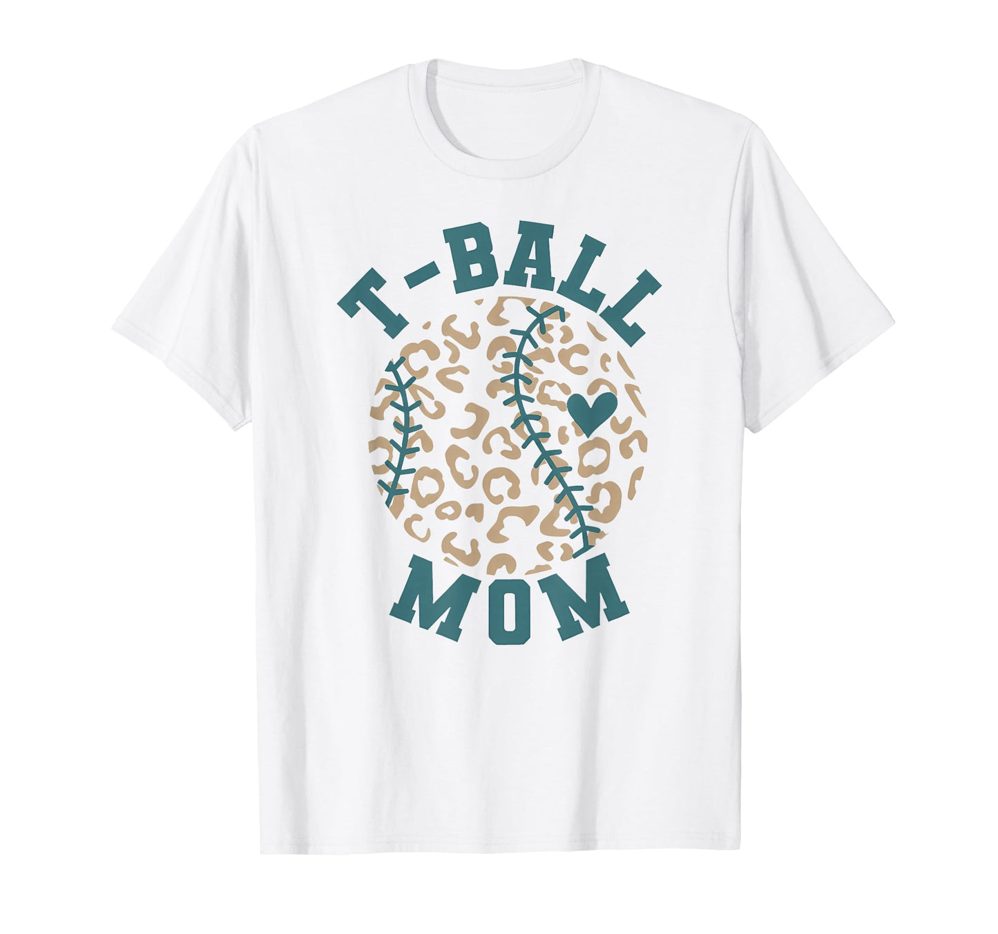 Ball Mom Leopard Costume Baseball T-Shirt - Custom Art Print Unisex - T-Shirt, Sweatshirt, Hoodie