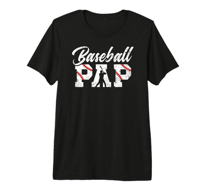 Mens Baseball Pap Grandpa Pap T-Shirt - Custom Art Print Men Women - T-Shirt, Sweatshirt, Hoodie