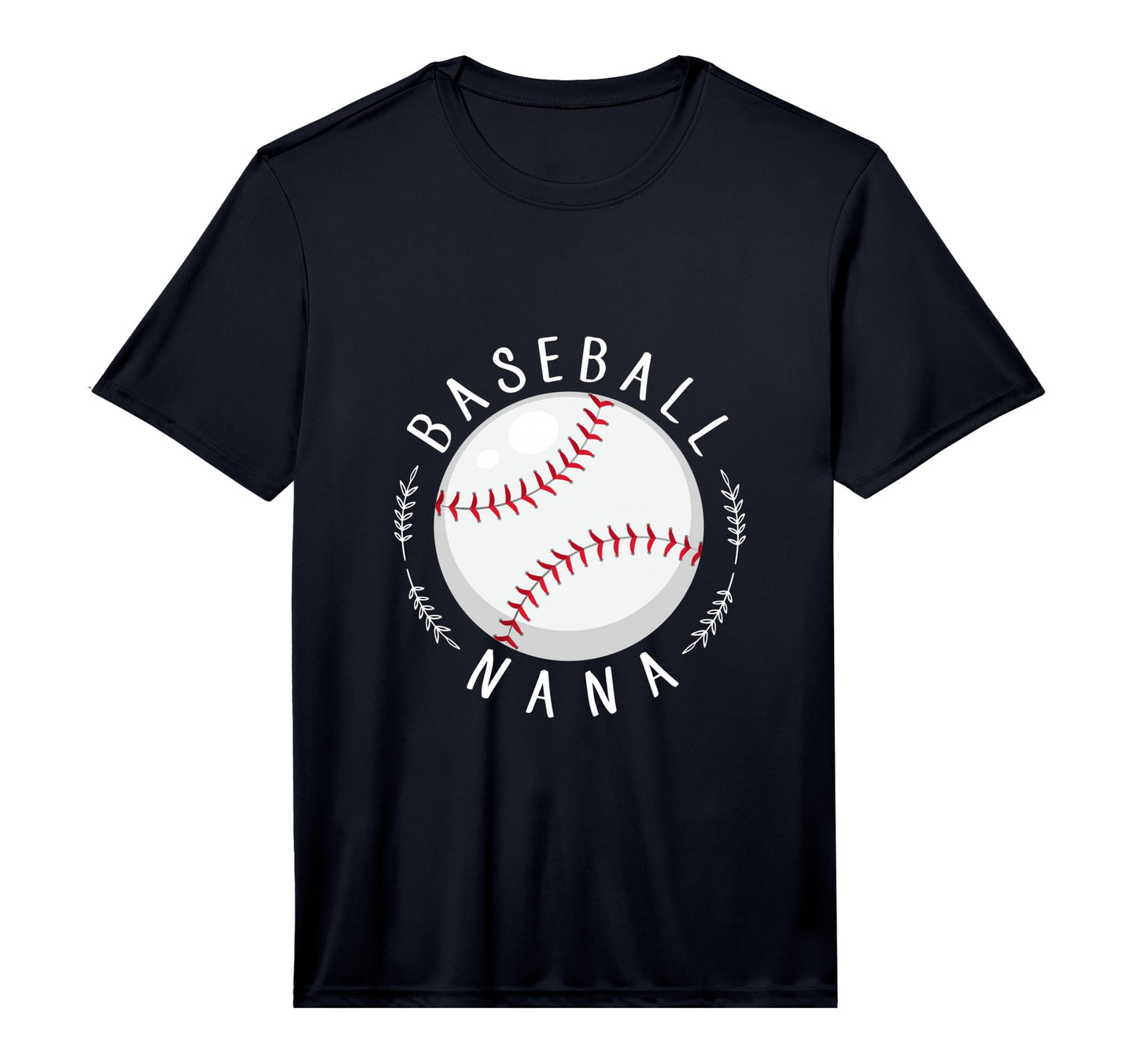Baseball Nana Mothers Day Performance T-Shirt - Custom Art Print Men Women - T-Shirt, Sweatshirt, Hoodie