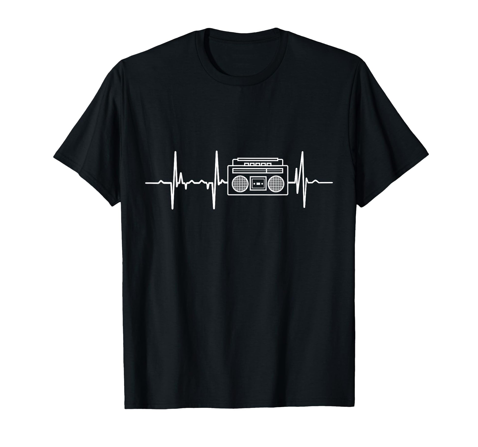 Oldschool Hip Hop Music Heartbeat T-Shirt - Streetwear Style for Adults - T-Shirt, Sweatshirt, Hoodie