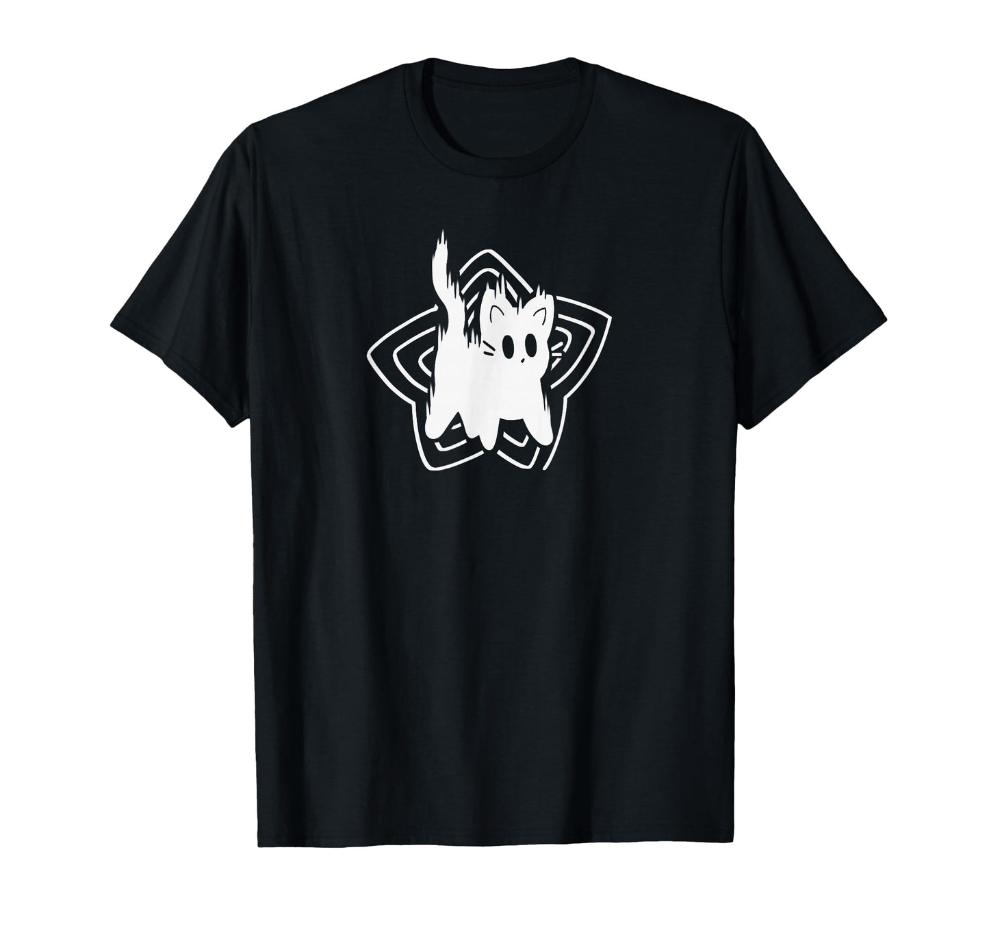 90S Y2K Scary Scared Cat Tomcat T-Shirt - Novelty Apparel Unisex - T-Shirt, Sweatshirt, Hoodie