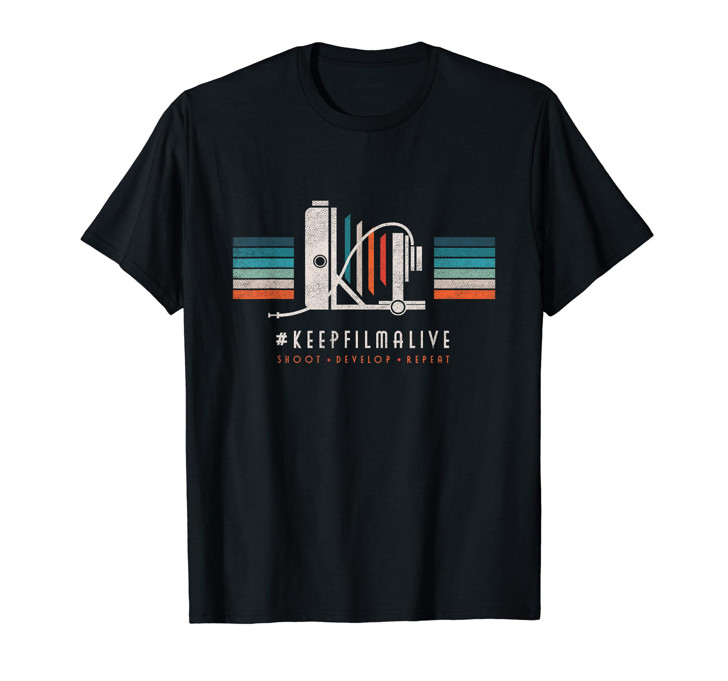 Large Format Field Camera Analog Film T-Shirt - Graphic Print Men Women - T-Shirt, Sweatshirt, Hoodie