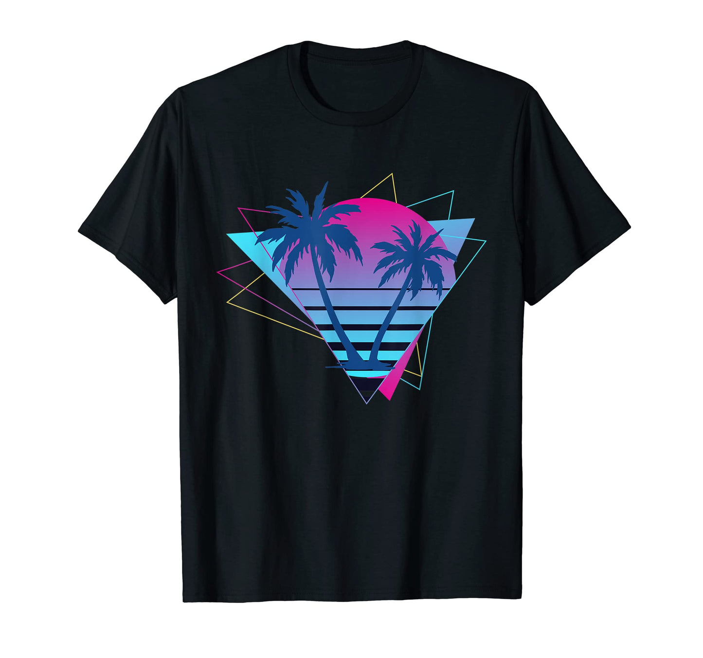 Exotic Palm Trees 90S Art 80S Aesthetic T-Shirt - Streetwear Style Unisex - T-Shirt, Sweatshirt, Hoodie