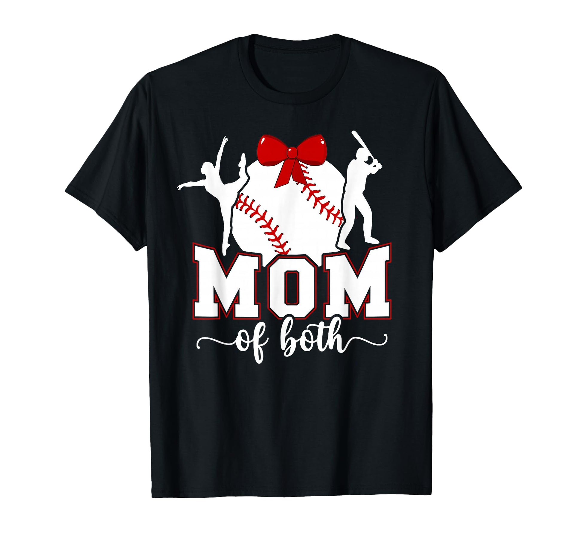 Mom Both Proud Baseball And Dance Mom T-Shirt - Unique Graphic Unisex - T-Shirt, Sweatshirt, Hoodie