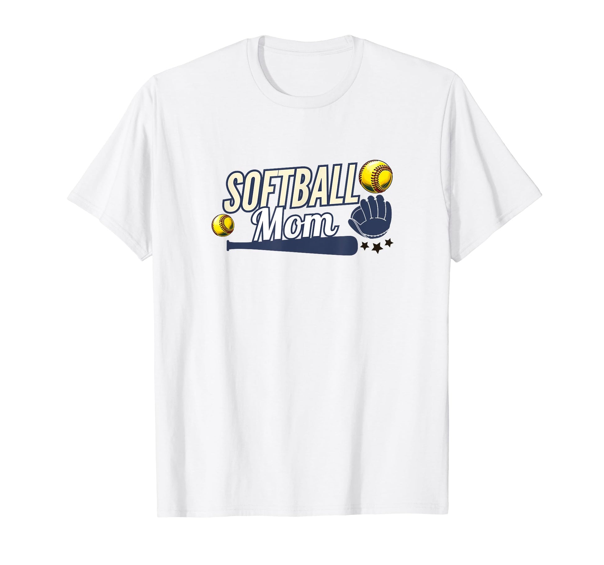 Softball Mom Mothers Day Mom Game T-Shirt - Novelty Apparel for Adults - T-Shirt, Sweatshirt, Hoodie
