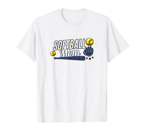 Softball Mom Mothers Day Mom Game T-Shirt - Novelty Apparel for Adults - T-Shirt, Sweatshirt, Hoodie