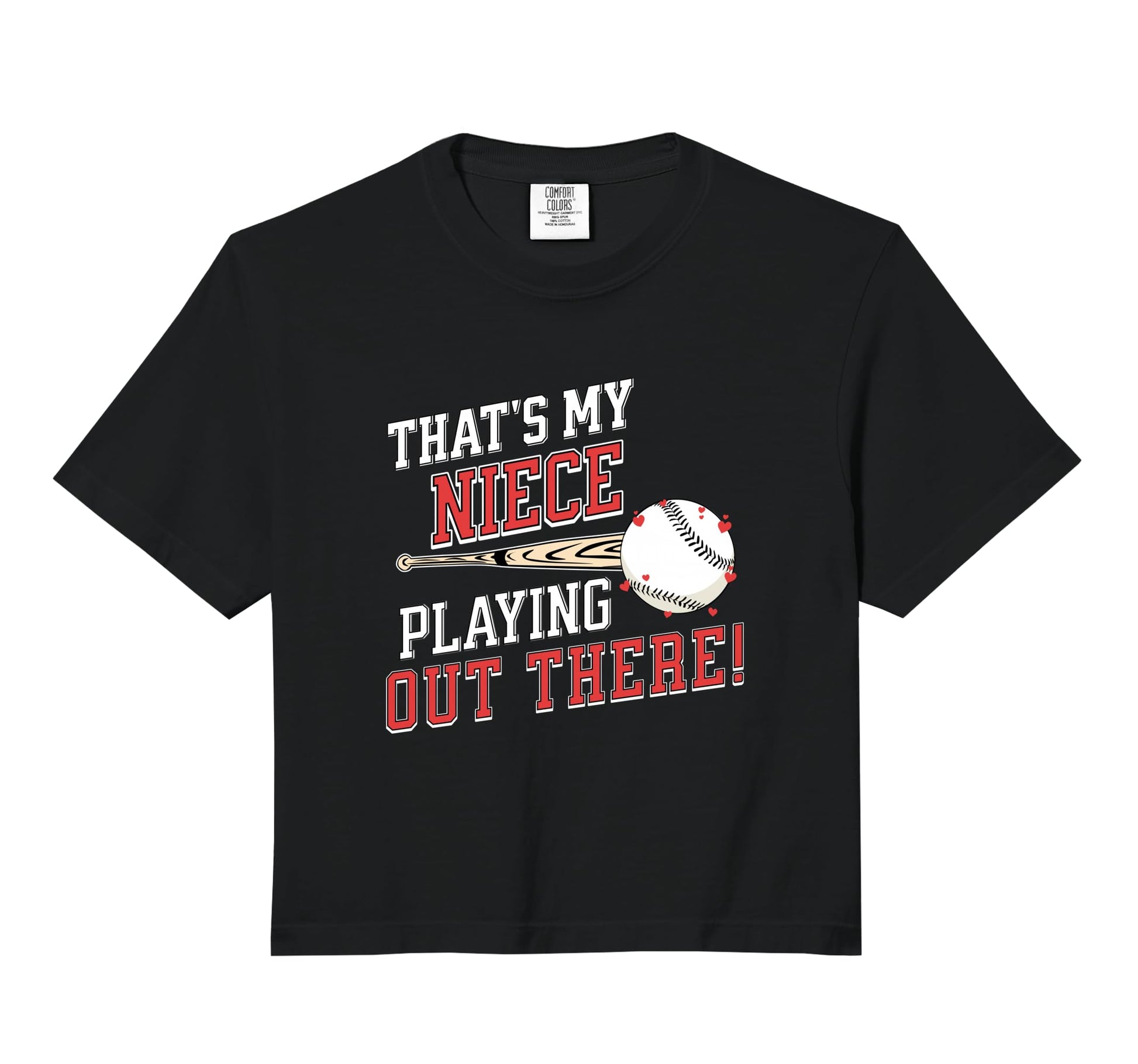 Thats My Niece Out There Baseball Aunt Hoodie - Trendy Graphic Men Women - T-Shirt, Sweatshirt, Hoodie