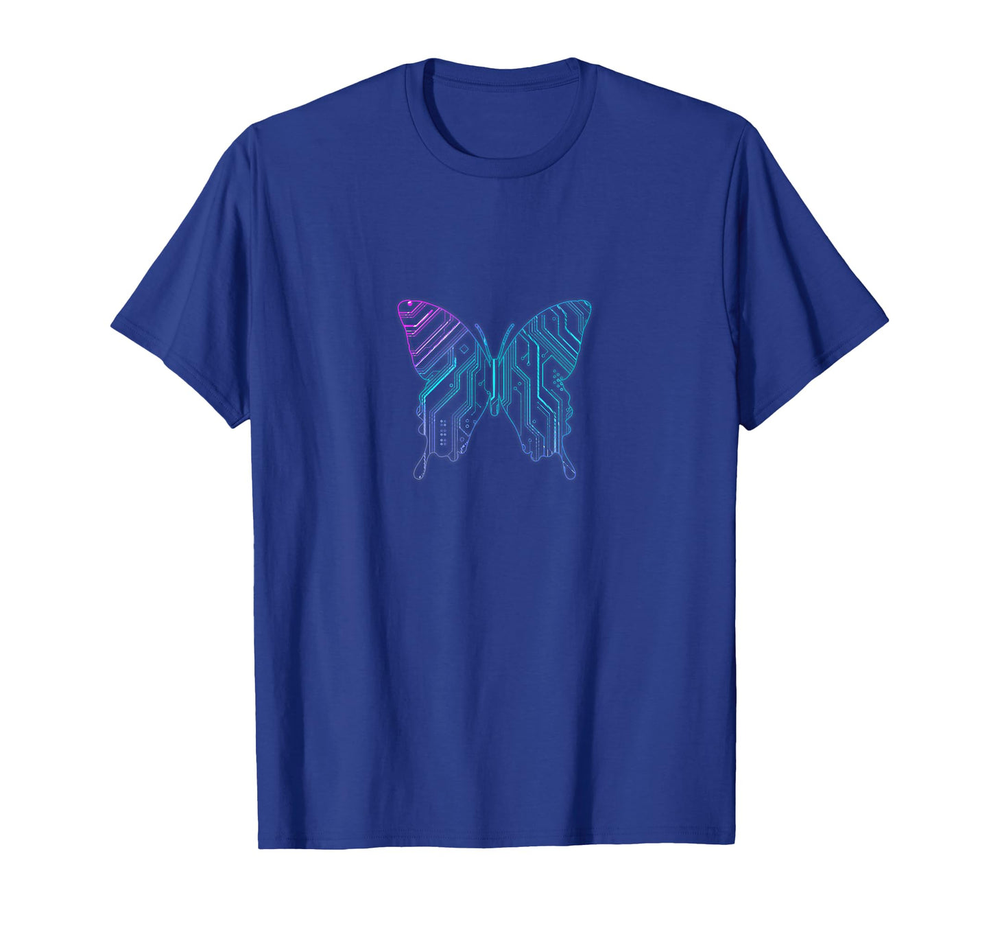 Cyber Aesthetic Butterfly Futurism T-Shirt - Unique Graphic for Adults - T-Shirt, Sweatshirt, Hoodie