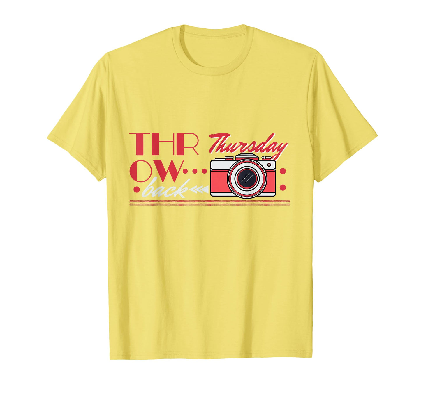 Throwback Camera Thursday Photography T-Shirt - Fun Novelty Design Unisex - T-Shirt, Sweatshirt, Hoodie