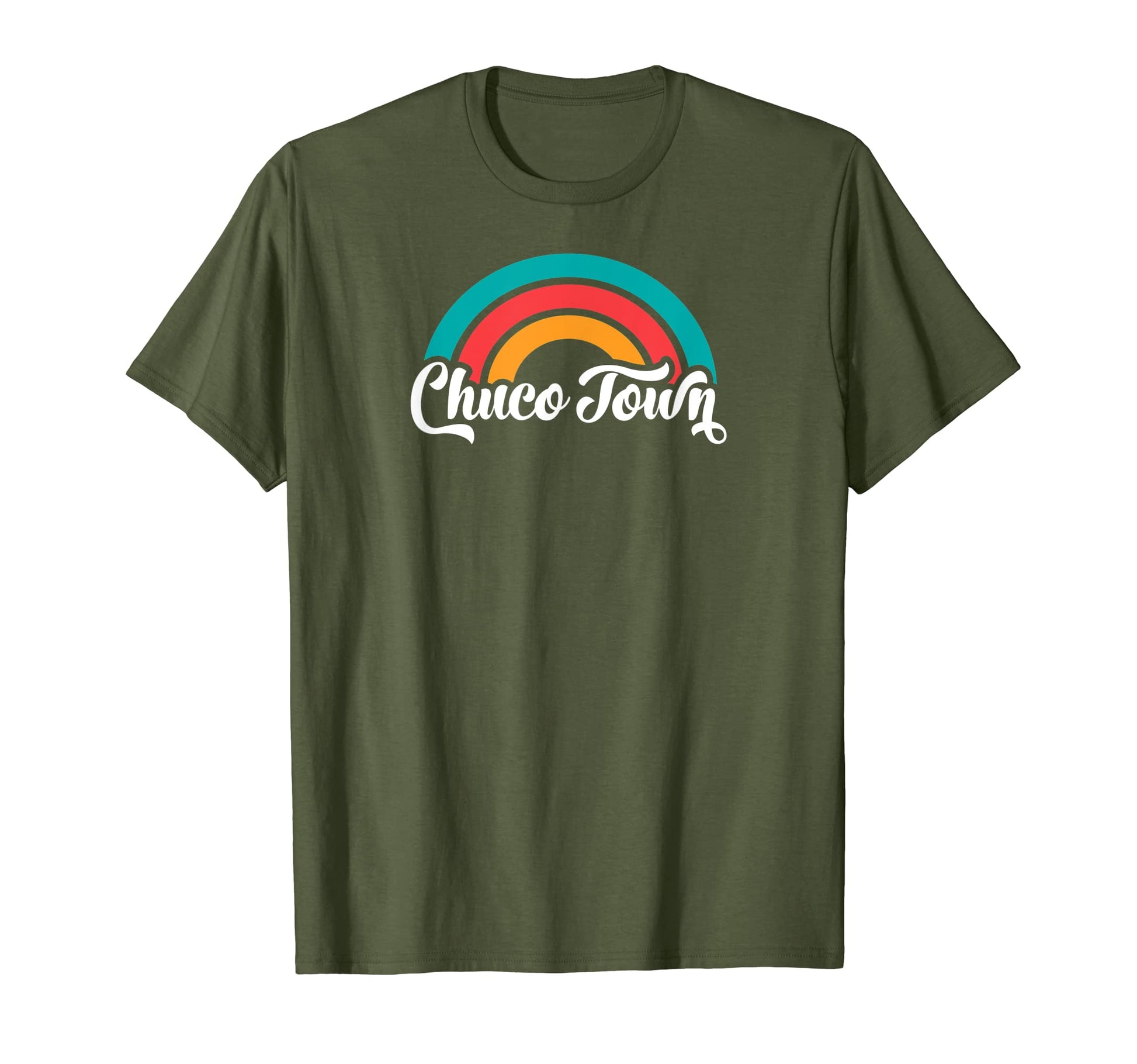 Chuco Town El Paso Tx Script Rainbow T-Shirt - Streetwear Style Unisex - T-Shirt, Sweatshirt, Hoodie