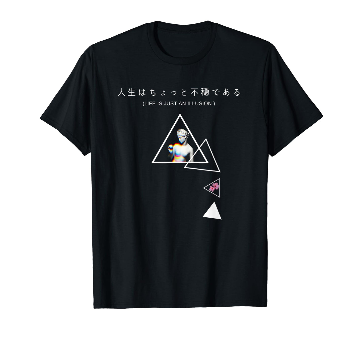 Life Is Just Illusion Vaporwave T-Shirt - Fun Novelty Design Unisex - T-Shirt, Sweatshirt, Hoodie