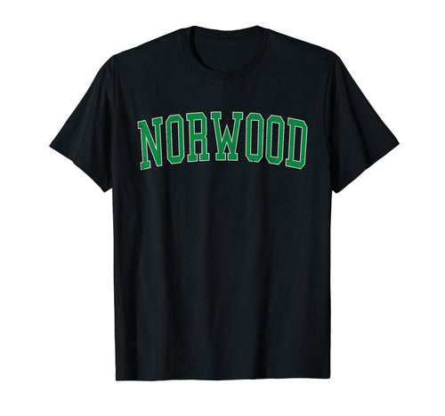 Norwood Oh Distressed Green Varsity T-Shirt - Fun Novelty Design Unisex - T-Shirt, Sweatshirt, Hoodie