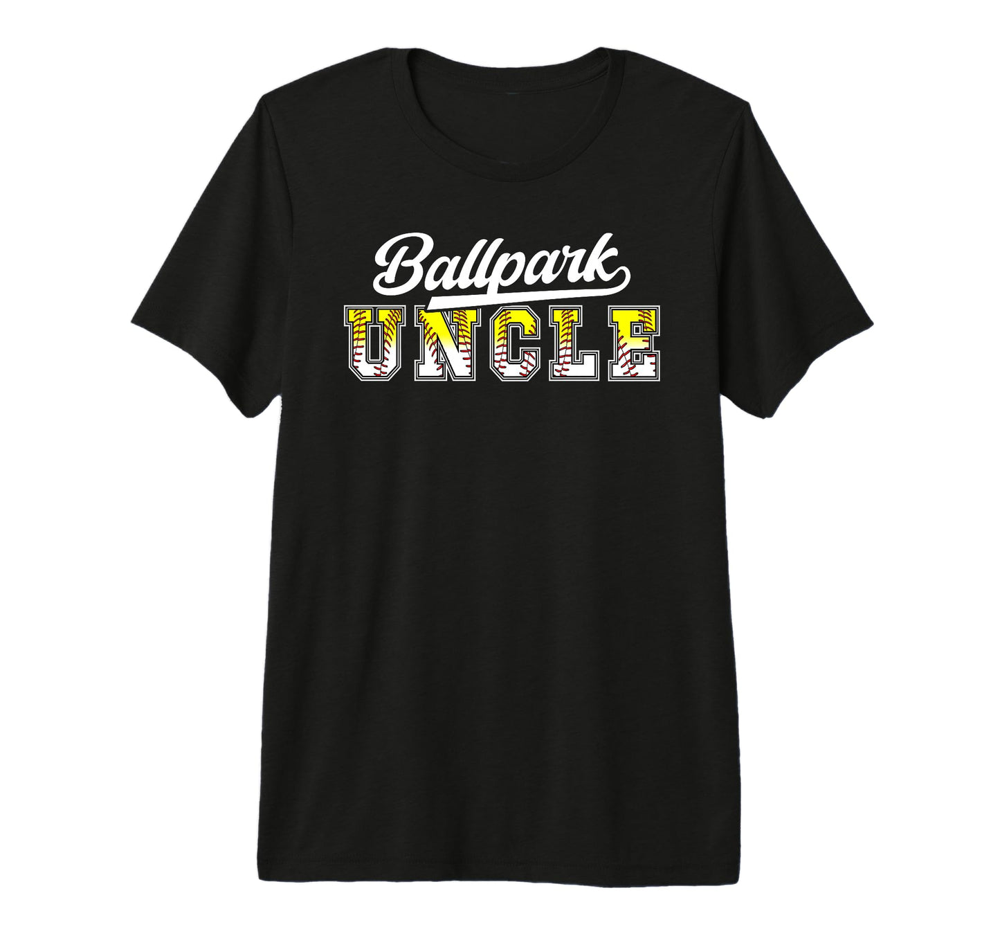 Mens Ballpark Uncle Baseball Softball Uncle T-Shirt - Graphic Print Unisex - T-Shirt, Sweatshirt, Hoodie
