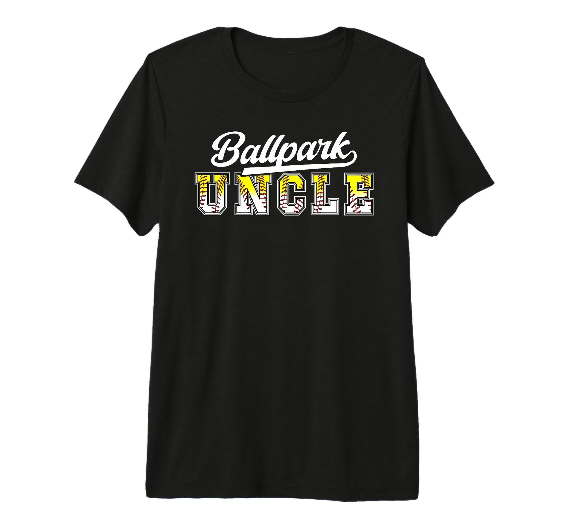 Mens Ballpark Uncle Baseball Softball Uncle T-Shirt - Graphic Print Unisex - T-Shirt, Sweatshirt, Hoodie