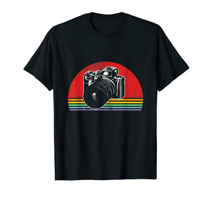 Camera Photography Lover Photographer T-Shirt - Unique Graphic Men Women - T-Shirt, Sweatshirt, Hoodie