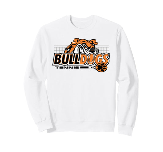 Orange Bulldogs Tennis Mom Mascot Game Sweatshirt - Unique Graphic Unisex - T-Shirt, Sweatshirt, Hoodie