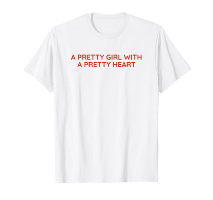 Pretty Pretty Heart Y2K Aesthetic T-Shirt - Custom Art Print for Adults - T-Shirt, Sweatshirt, Hoodie