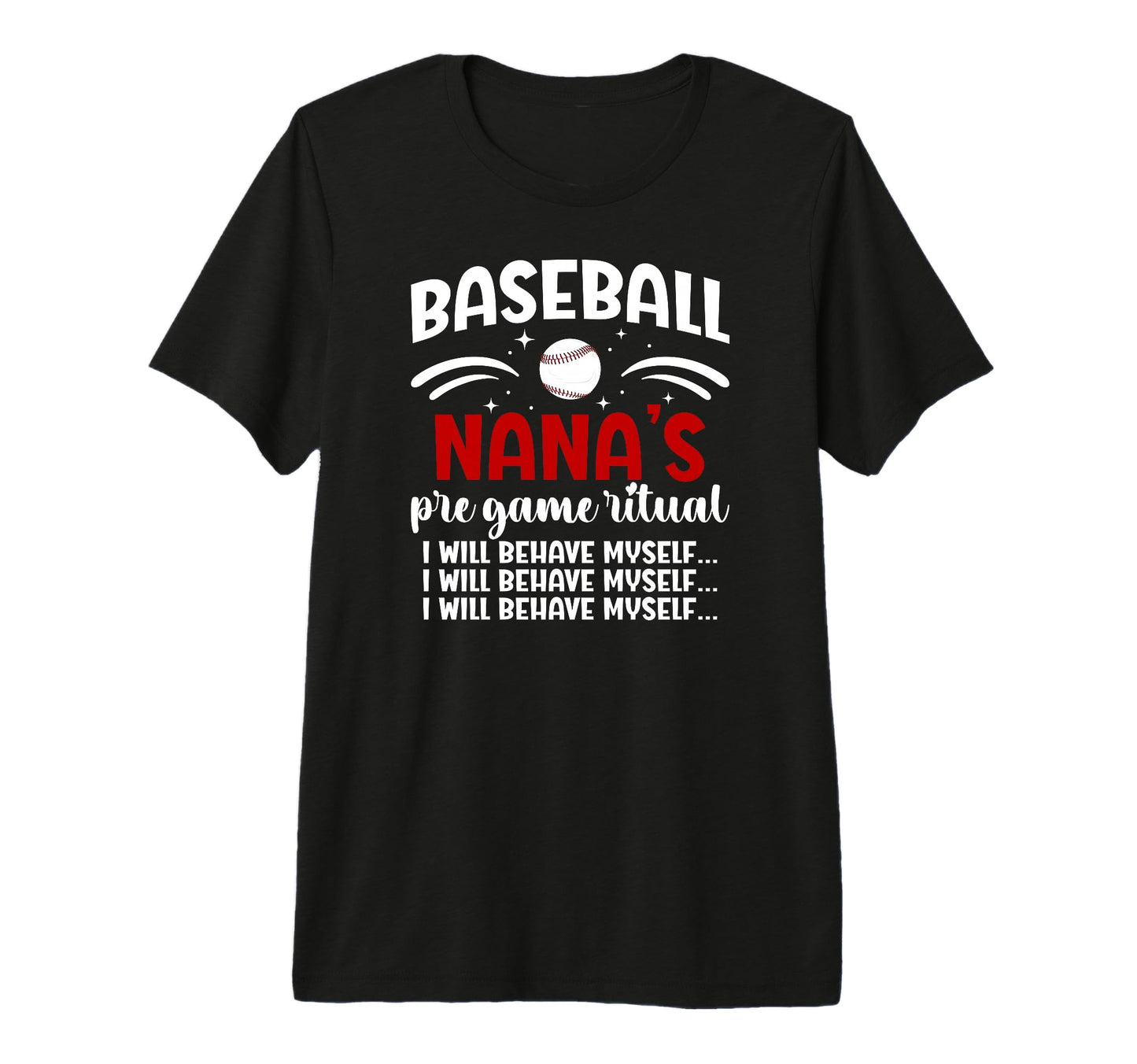 Baseball Nana Funny Nana Baseball T-Shirt - Novelty Apparel Men Women - T-Shirt, Sweatshirt, Hoodie
