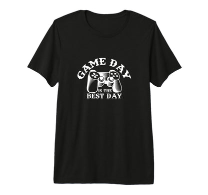 Game Day Is Best Day Video Game Player T-Shirt - Novelty Apparel Unisex - T-Shirt, Sweatshirt, Hoodie