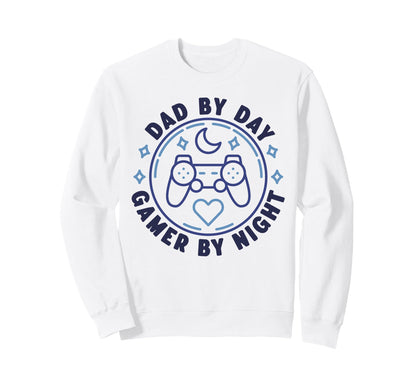 Dad Day Gamer Night Console Sweatshirt - Aesthetic Graphic Men Women - T-Shirt, Sweatshirt, Hoodie