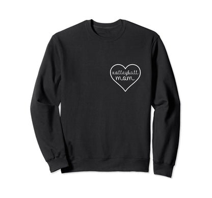 Volleyball Mom Sports Mom Life Heart Sweatshirt - Graphic Print for Adults - T-Shirt, Sweatshirt, Hoodie