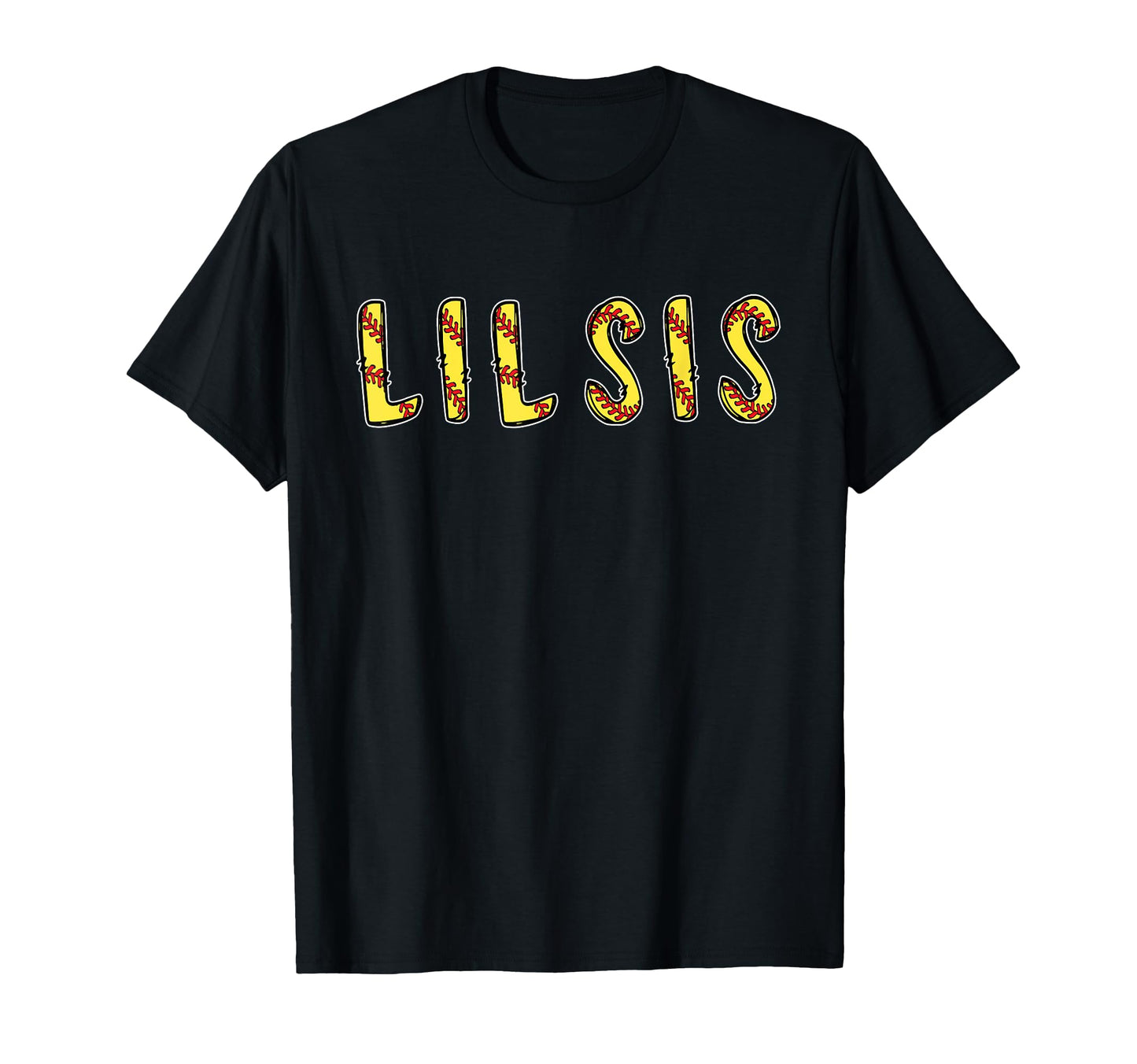 Softball Sister Lil Sis Birthday Party T-Shirt - Fun Novelty Design Unisex - T-Shirt, Sweatshirt, Hoodie